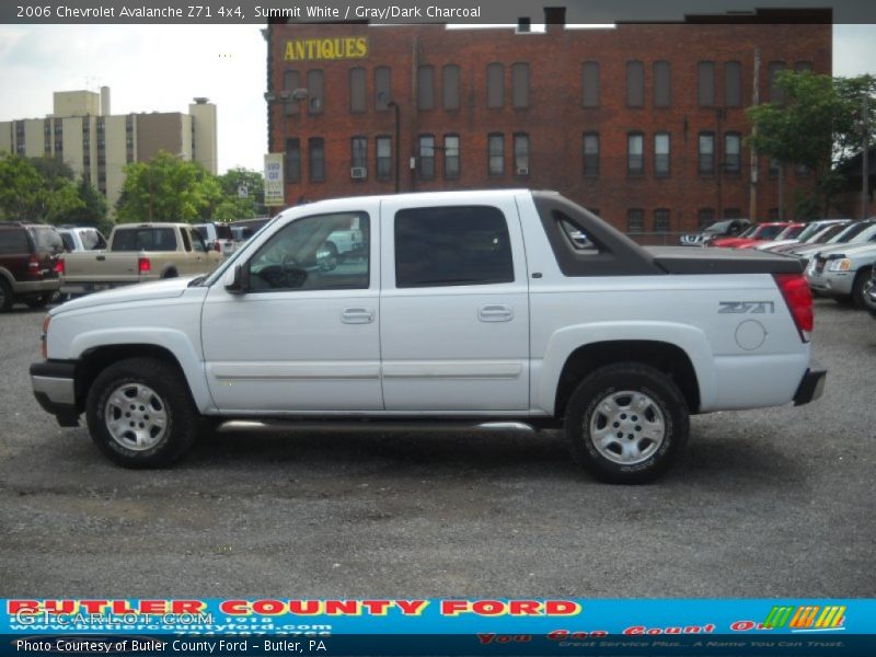 Summit White / Gray/Dark Charcoal 2006 Chevrolet Avalanche Z71 4x4