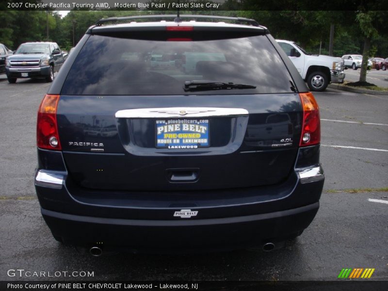 Modern Blue Pearl / Pastel Slate Gray 2007 Chrysler Pacifica Touring AWD