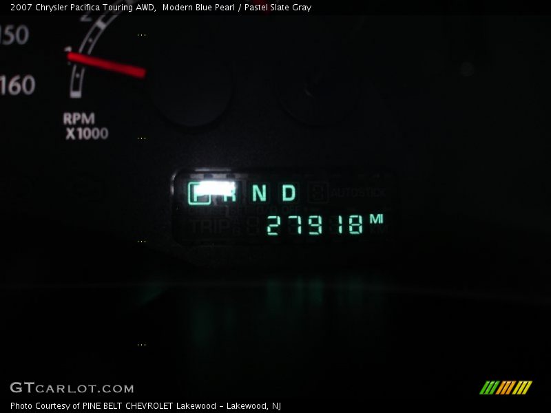 Modern Blue Pearl / Pastel Slate Gray 2007 Chrysler Pacifica Touring AWD