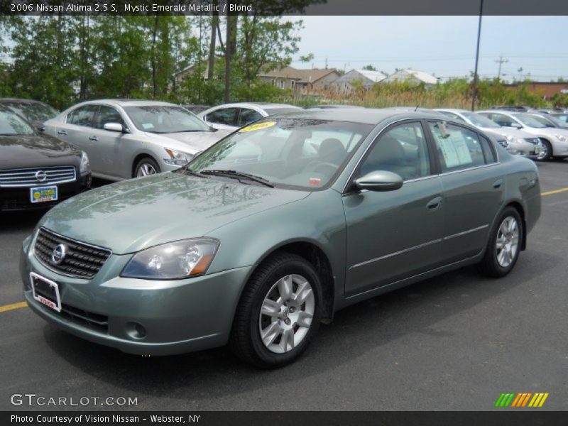 Mystic Emerald Metallic / Blond 2006 Nissan Altima 2.5 S