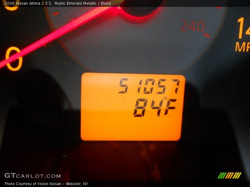 Mystic Emerald Metallic / Blond 2006 Nissan Altima 2.5 S