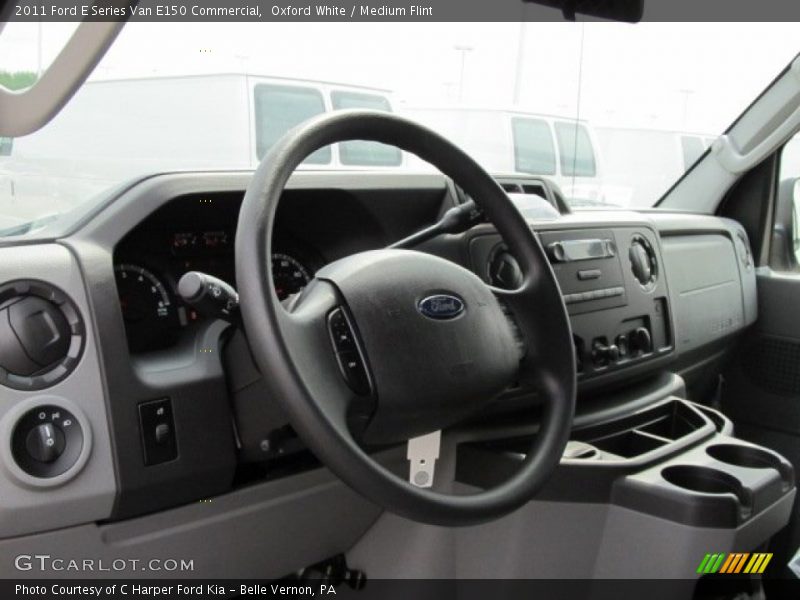 Oxford White / Medium Flint 2011 Ford E Series Van E150 Commercial