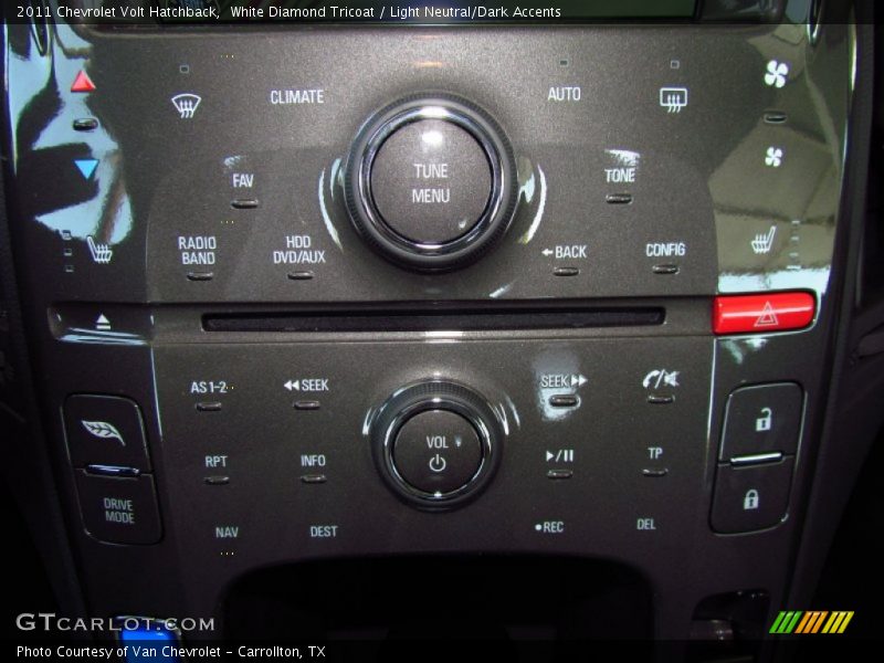 Controls of 2011 Volt Hatchback