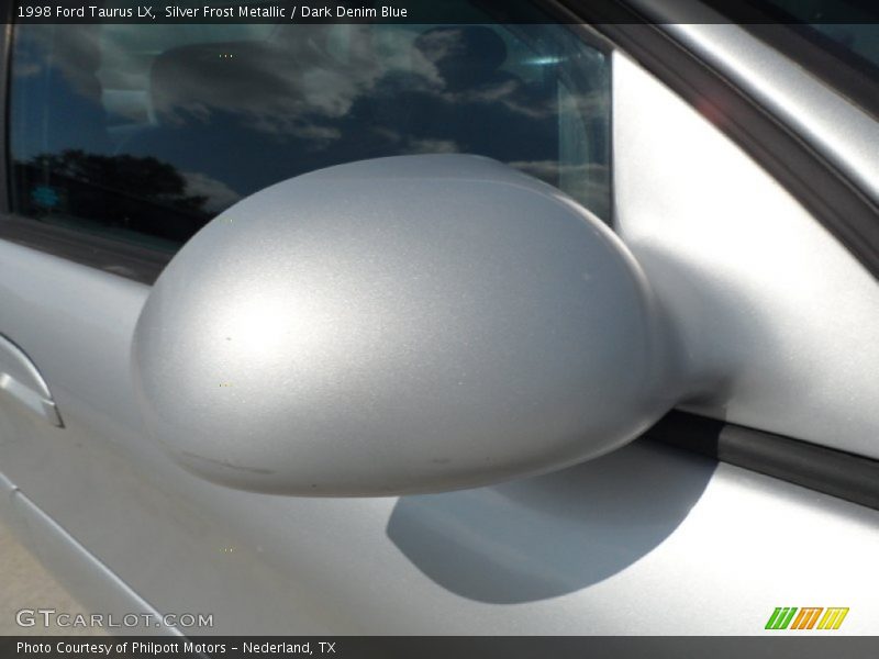 Silver Frost Metallic / Dark Denim Blue 1998 Ford Taurus LX