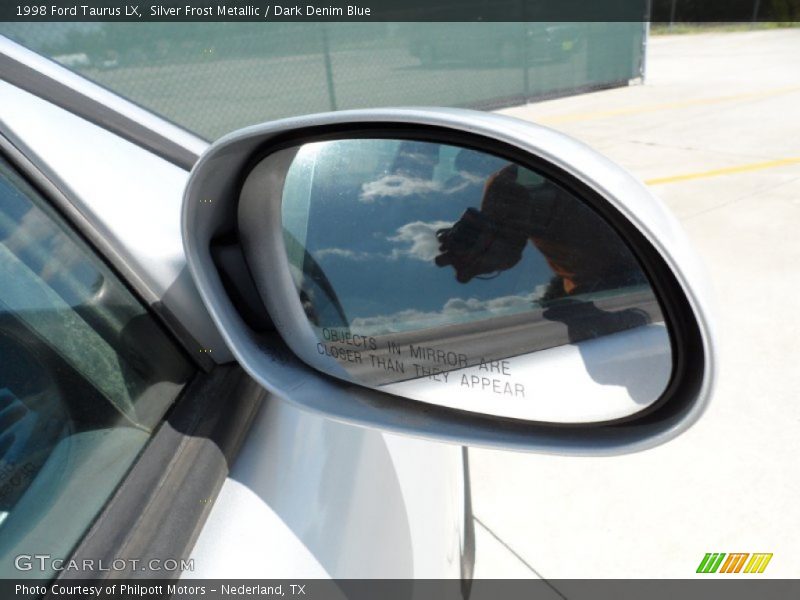 Silver Frost Metallic / Dark Denim Blue 1998 Ford Taurus LX