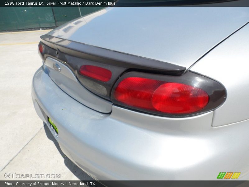 Silver Frost Metallic / Dark Denim Blue 1998 Ford Taurus LX