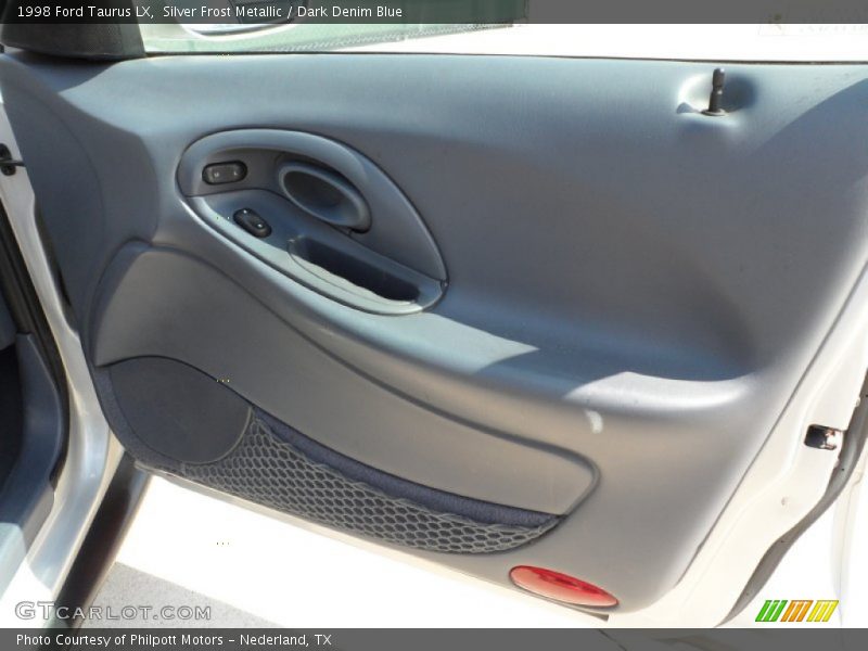 Silver Frost Metallic / Dark Denim Blue 1998 Ford Taurus LX