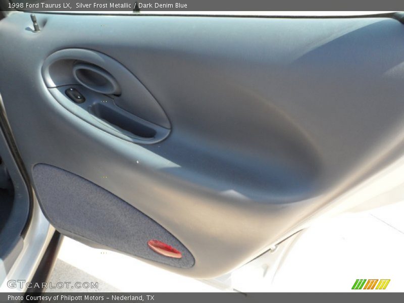 Silver Frost Metallic / Dark Denim Blue 1998 Ford Taurus LX