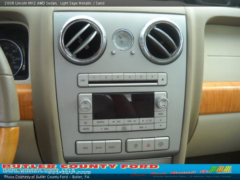 Light Sage Metallic / Sand 2008 Lincoln MKZ AWD Sedan