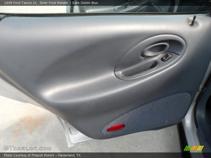 Silver Frost Metallic / Dark Denim Blue 1998 Ford Taurus LX