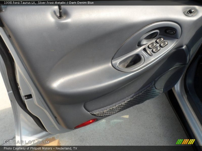 Silver Frost Metallic / Dark Denim Blue 1998 Ford Taurus LX