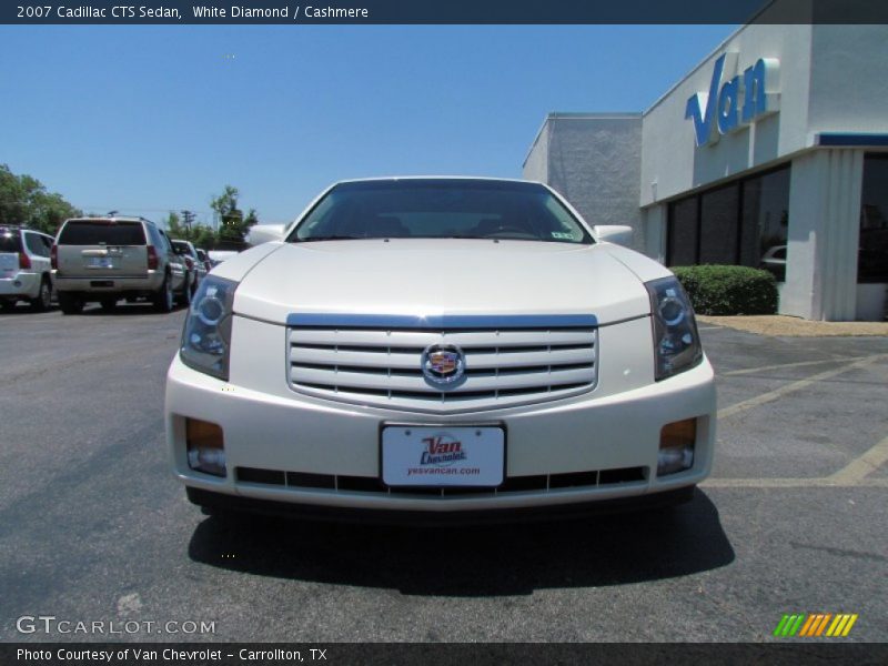 White Diamond / Cashmere 2007 Cadillac CTS Sedan