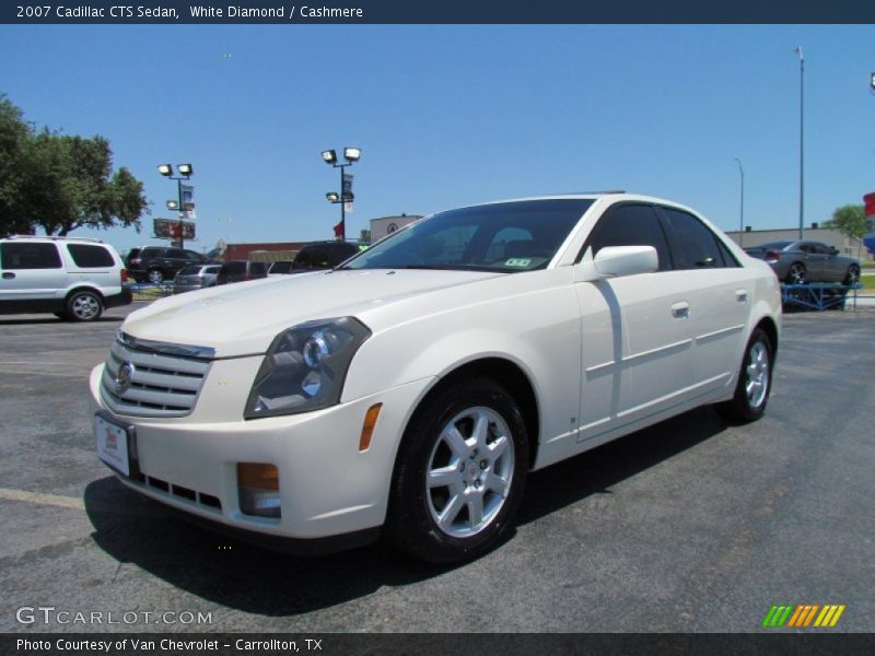 White Diamond / Cashmere 2007 Cadillac CTS Sedan