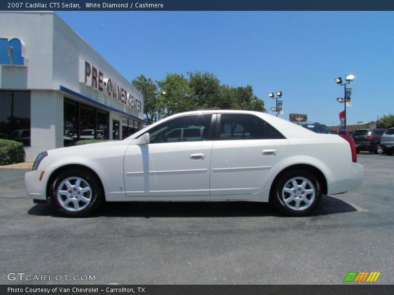 White Diamond / Cashmere 2007 Cadillac CTS Sedan