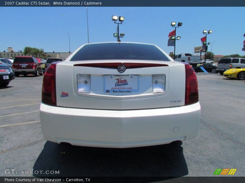 White Diamond / Cashmere 2007 Cadillac CTS Sedan