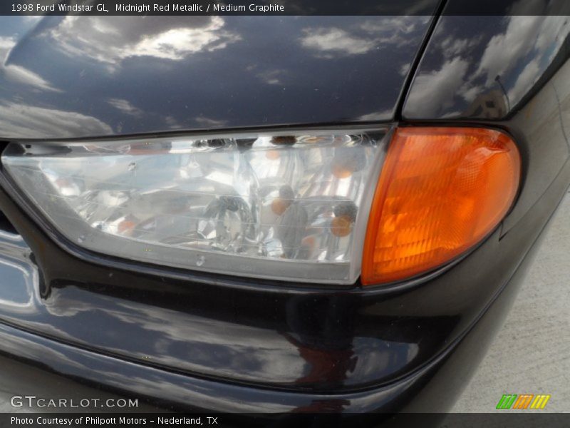 Midnight Red Metallic / Medium Graphite 1998 Ford Windstar GL