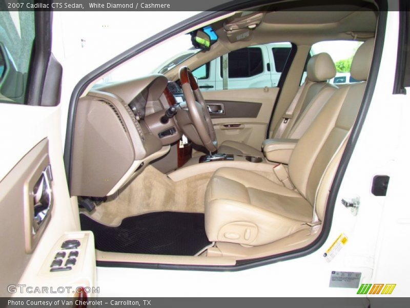 White Diamond / Cashmere 2007 Cadillac CTS Sedan