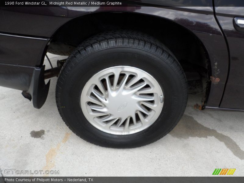 Midnight Red Metallic / Medium Graphite 1998 Ford Windstar GL