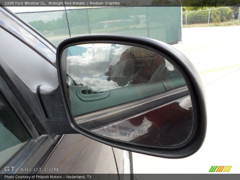 Midnight Red Metallic / Medium Graphite 1998 Ford Windstar GL