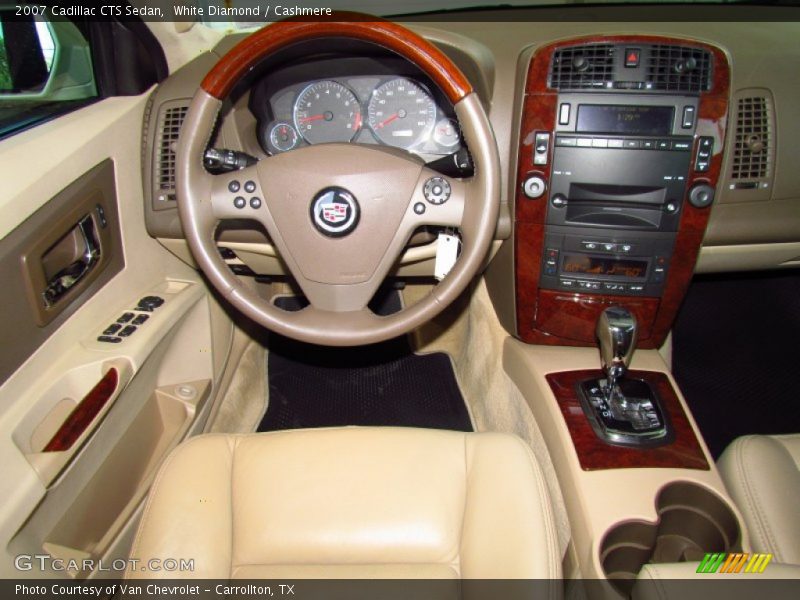 White Diamond / Cashmere 2007 Cadillac CTS Sedan