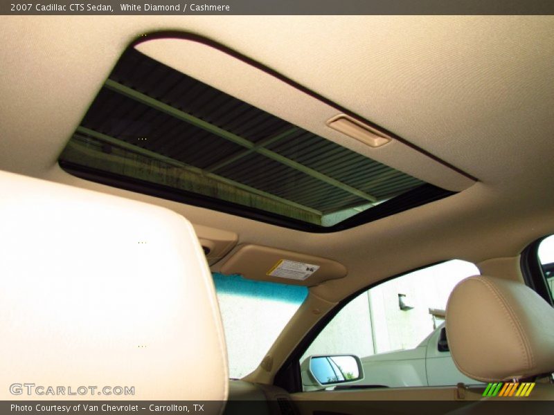 White Diamond / Cashmere 2007 Cadillac CTS Sedan