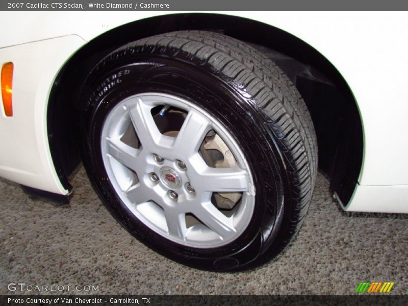 White Diamond / Cashmere 2007 Cadillac CTS Sedan