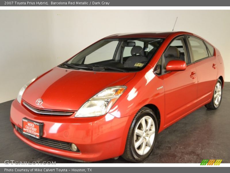 Barcelona Red Metallic / Dark Gray 2007 Toyota Prius Hybrid