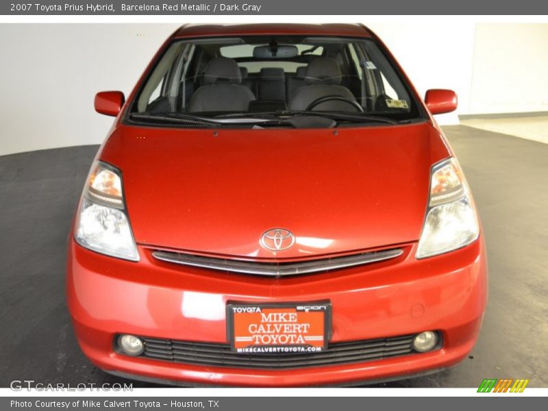 Barcelona Red Metallic / Dark Gray 2007 Toyota Prius Hybrid