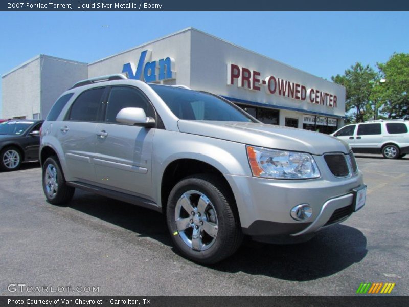 Liquid Silver Metallic / Ebony 2007 Pontiac Torrent