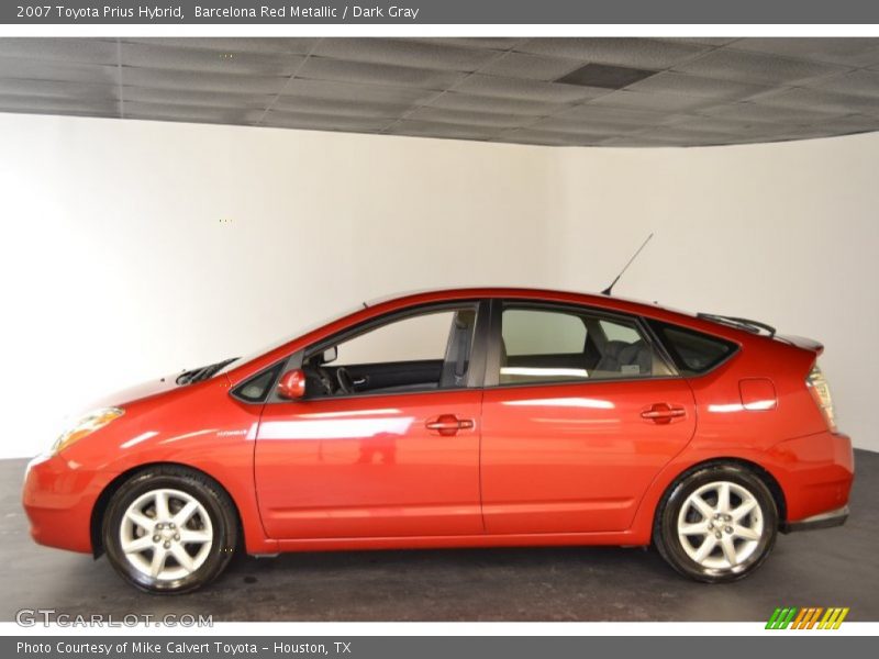 Barcelona Red Metallic / Dark Gray 2007 Toyota Prius Hybrid