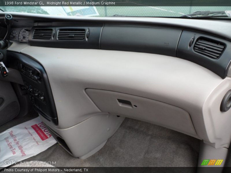 Midnight Red Metallic / Medium Graphite 1998 Ford Windstar GL