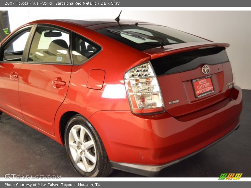 Barcelona Red Metallic / Dark Gray 2007 Toyota Prius Hybrid