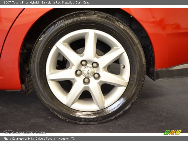 Barcelona Red Metallic / Dark Gray 2007 Toyota Prius Hybrid
