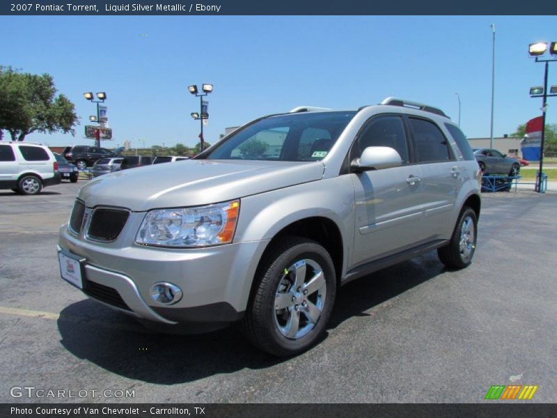 Liquid Silver Metallic / Ebony 2007 Pontiac Torrent