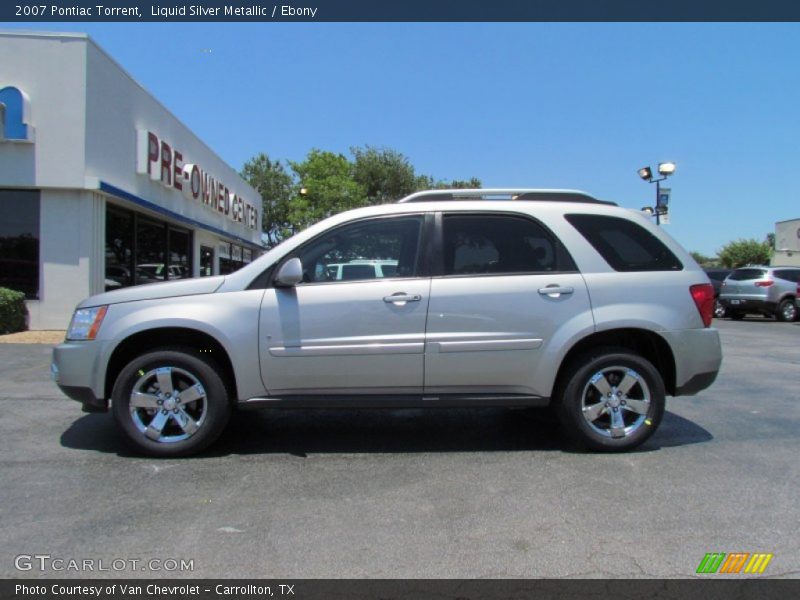 Liquid Silver Metallic / Ebony 2007 Pontiac Torrent