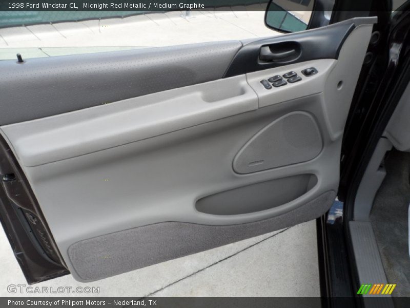 Midnight Red Metallic / Medium Graphite 1998 Ford Windstar GL