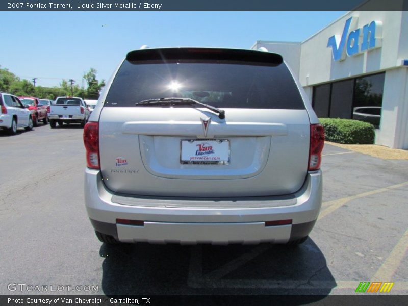 Liquid Silver Metallic / Ebony 2007 Pontiac Torrent
