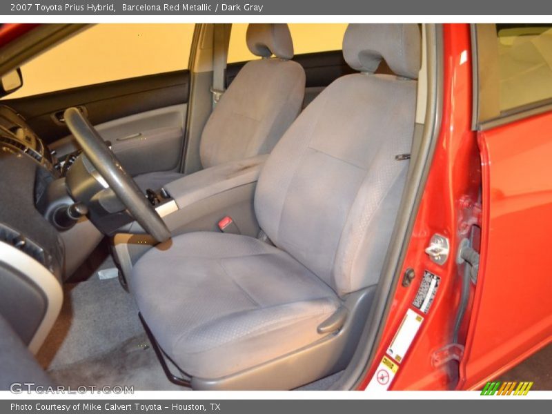 Barcelona Red Metallic / Dark Gray 2007 Toyota Prius Hybrid