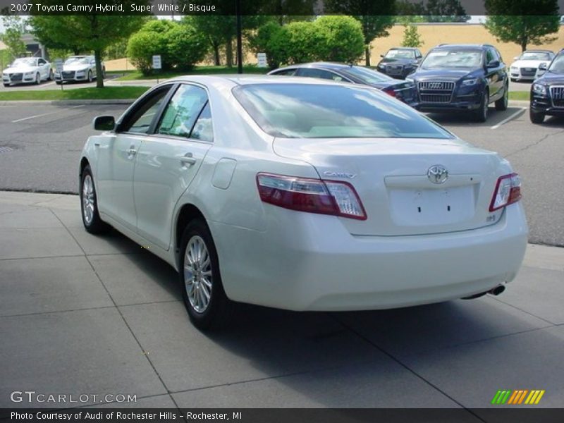 Super White / Bisque 2007 Toyota Camry Hybrid