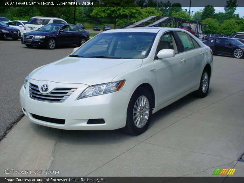 Super White / Bisque 2007 Toyota Camry Hybrid