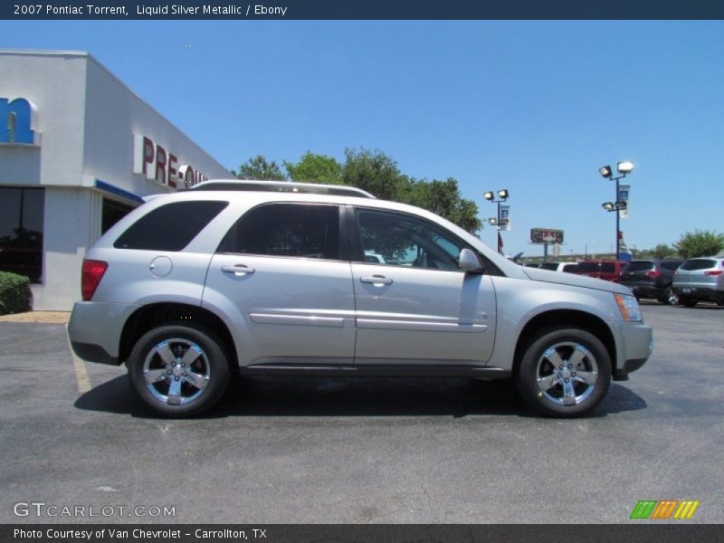 Liquid Silver Metallic / Ebony 2007 Pontiac Torrent