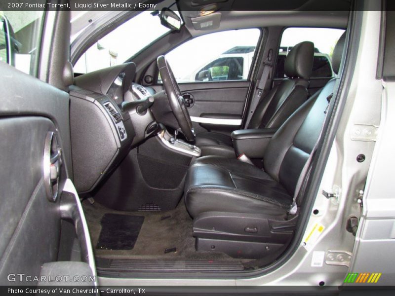Liquid Silver Metallic / Ebony 2007 Pontiac Torrent