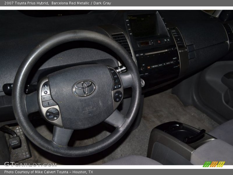 Barcelona Red Metallic / Dark Gray 2007 Toyota Prius Hybrid