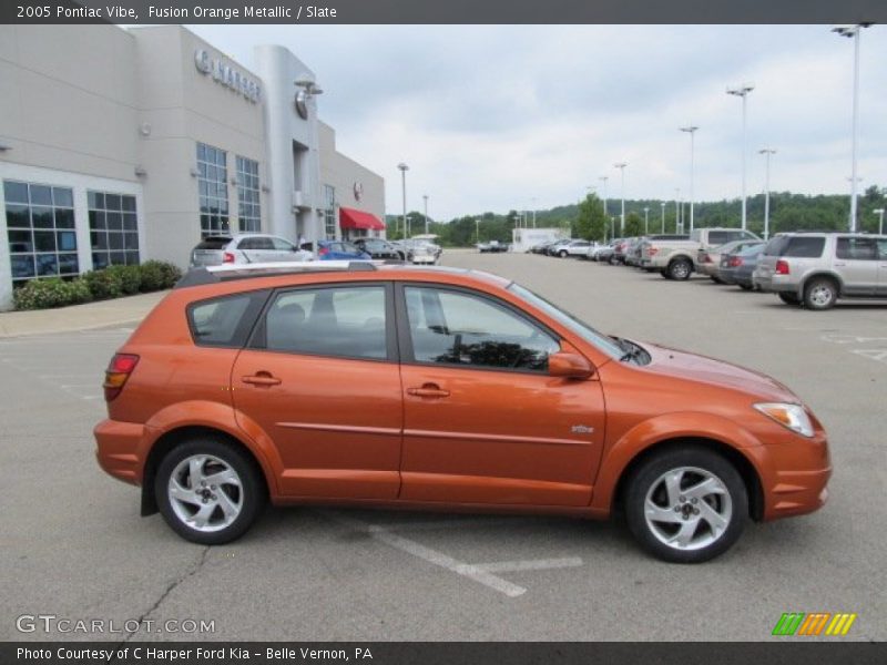 Fusion Orange Metallic / Slate 2005 Pontiac Vibe