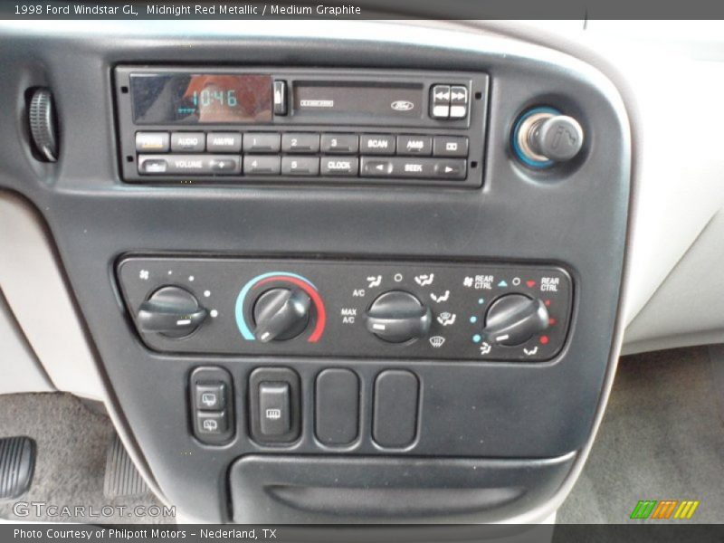 Midnight Red Metallic / Medium Graphite 1998 Ford Windstar GL