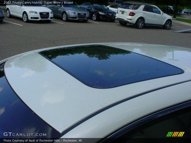 Super White / Bisque 2007 Toyota Camry Hybrid