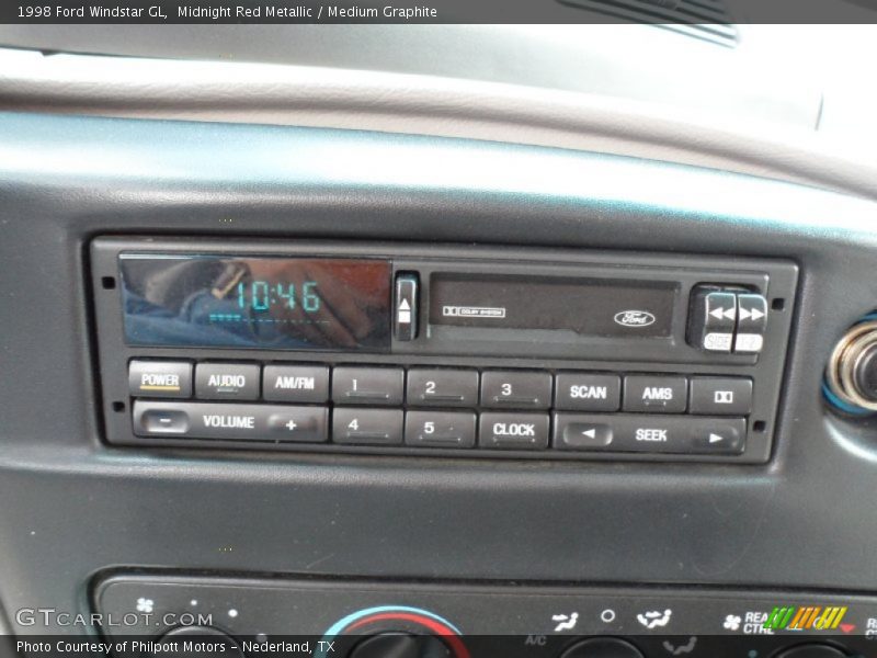 Midnight Red Metallic / Medium Graphite 1998 Ford Windstar GL