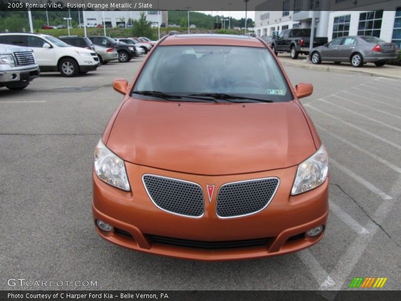 Fusion Orange Metallic / Slate 2005 Pontiac Vibe