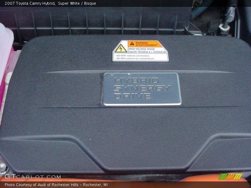 Super White / Bisque 2007 Toyota Camry Hybrid