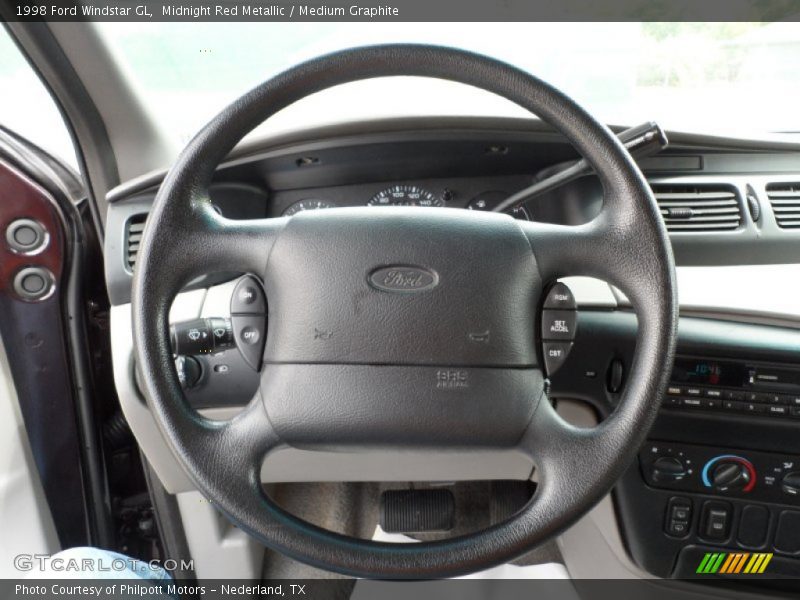 Midnight Red Metallic / Medium Graphite 1998 Ford Windstar GL